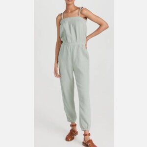 Z SUPPLY KIARA Gauze Jumpsuit, Color Pale Jade, Size M, NWT